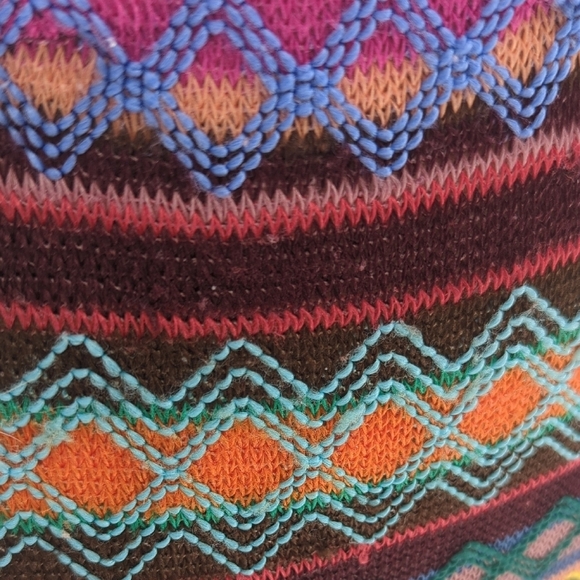 Mags & Pye Striped Knit Mini Skirt Multicolor S bohemian boho chic - Picture 3 of 5